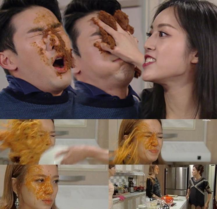 food slaps, ridiculous makjang korean drama scenes