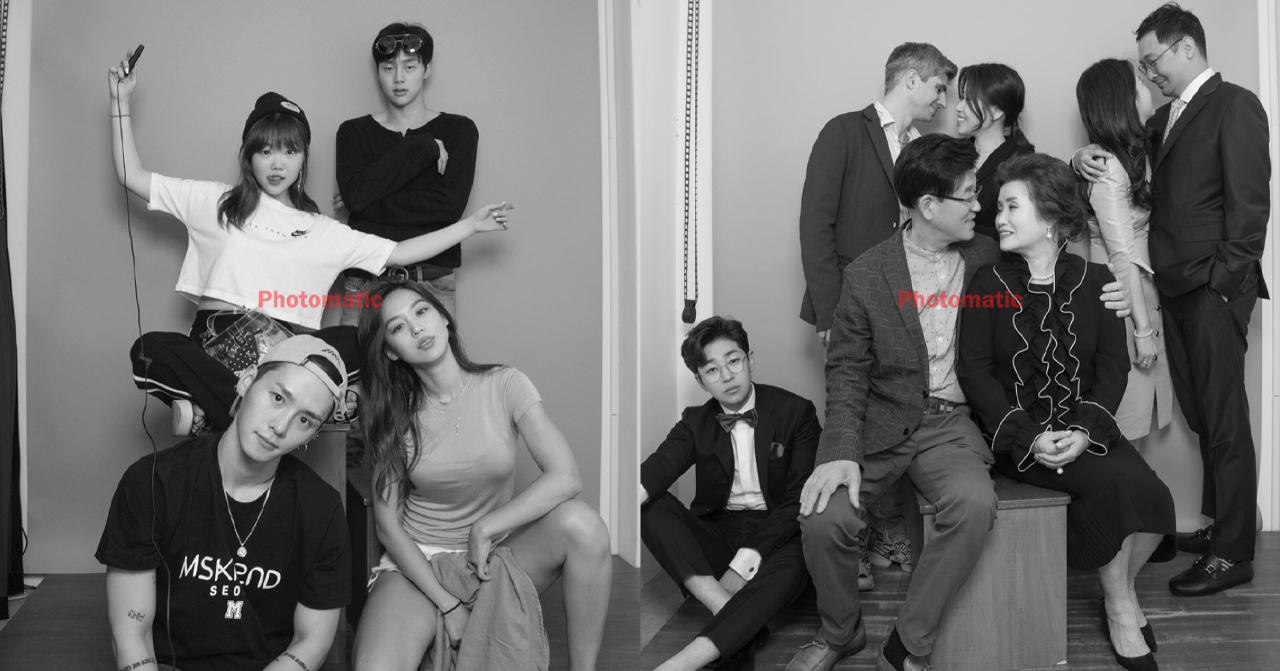 黑白自助摄影馆