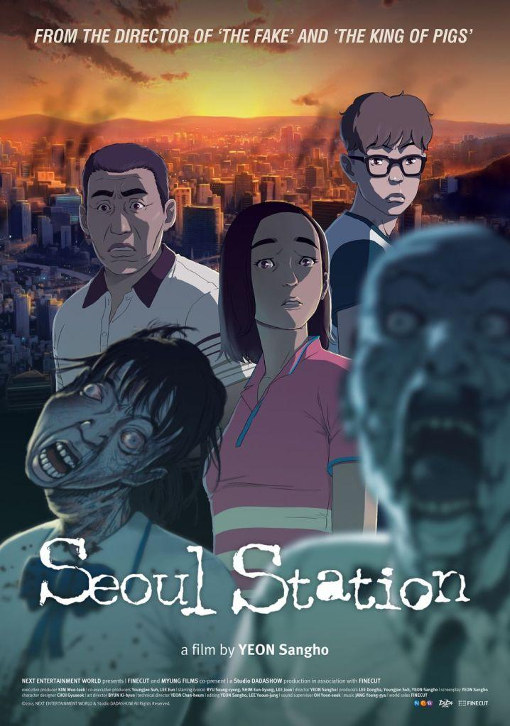 seoul station, korean zombie animation poster