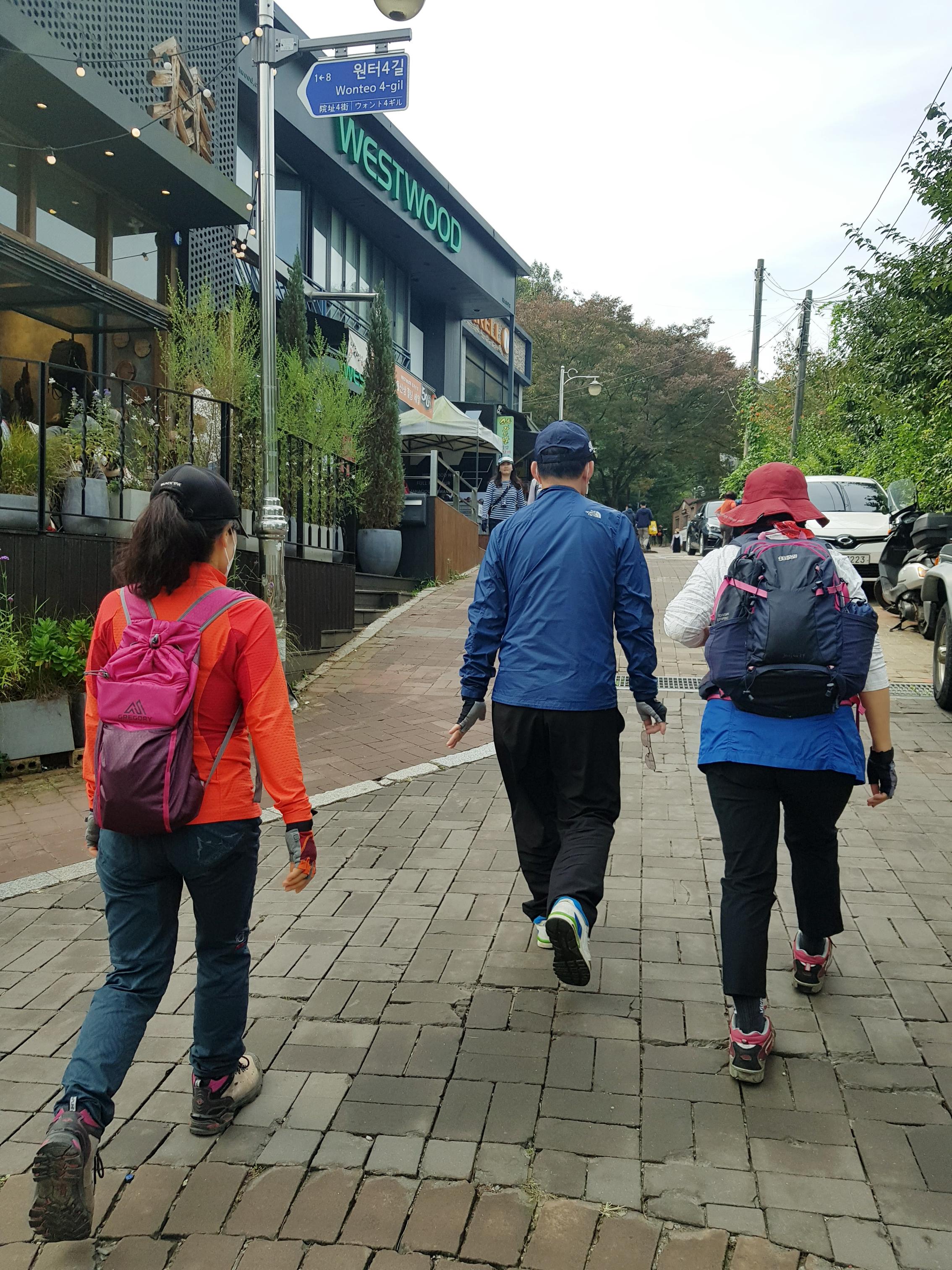 韓国文化、韓国の山、韓国の登山、韓国で登山、レギンス