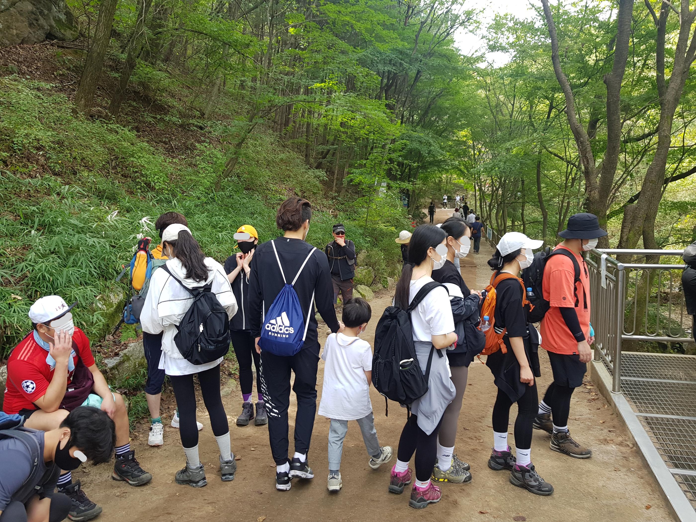韓国文化、韓国の山、韓国の登山、韓国で登山、レギンス