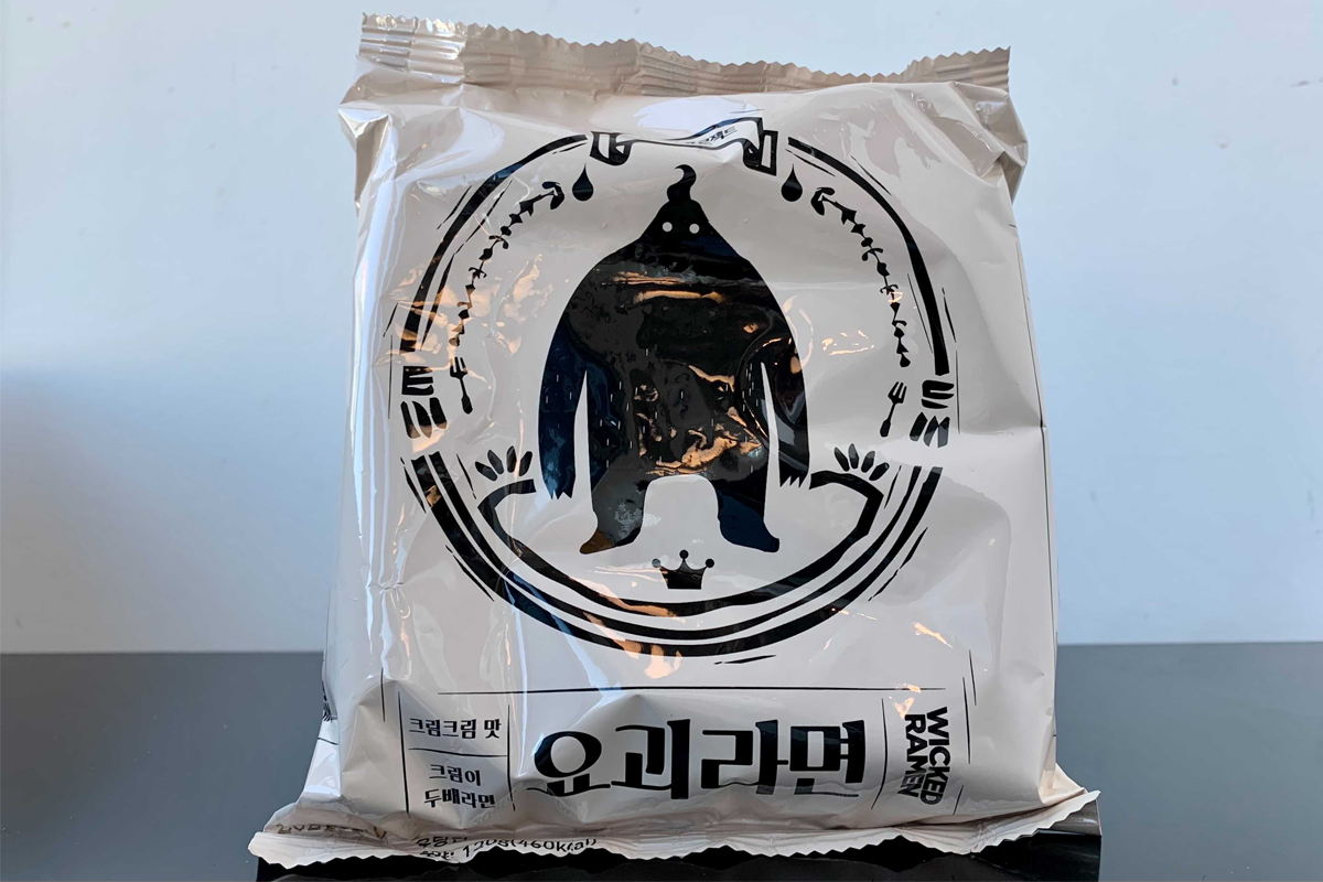 妖怪拉麵袋裝展示