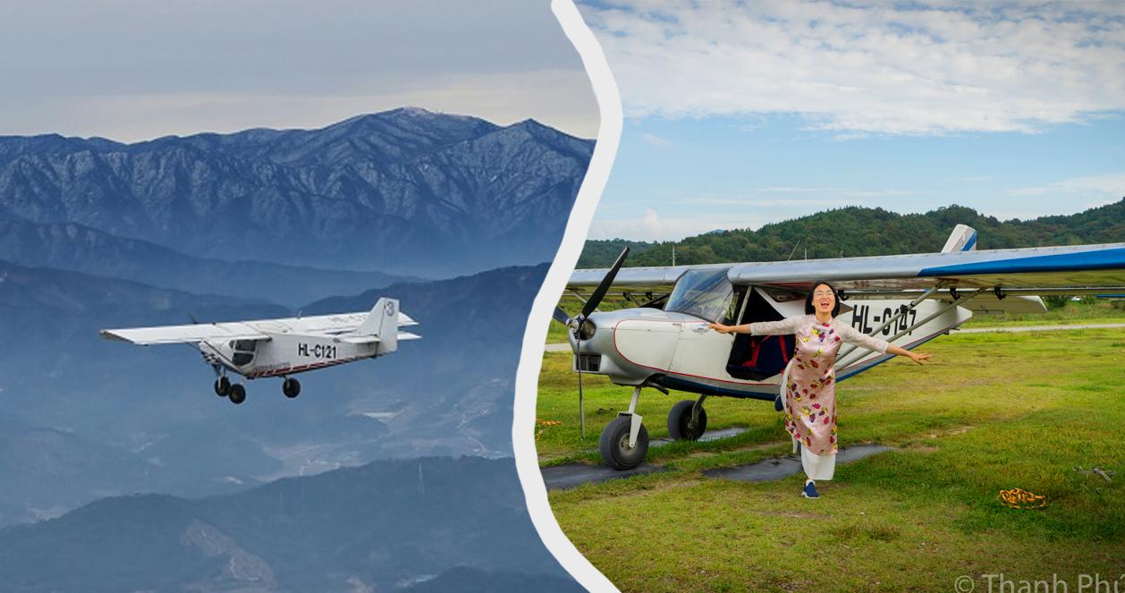 Trải nghiệm máy bay hạng nhẹ ở Hàn Quốc như Jan Di trong Vườn sao băng
