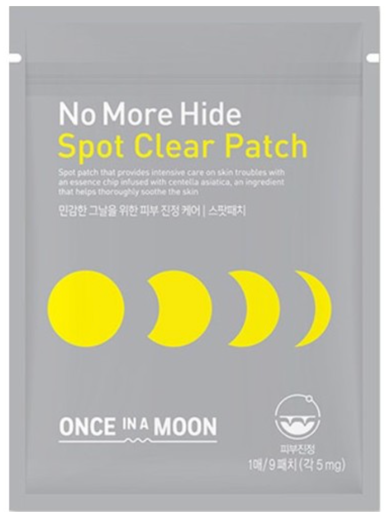 Korean Acne Skincare, Pickel-Patch, EINMAL IM MOND, Kein Versteck mehr Spot Clear Patch