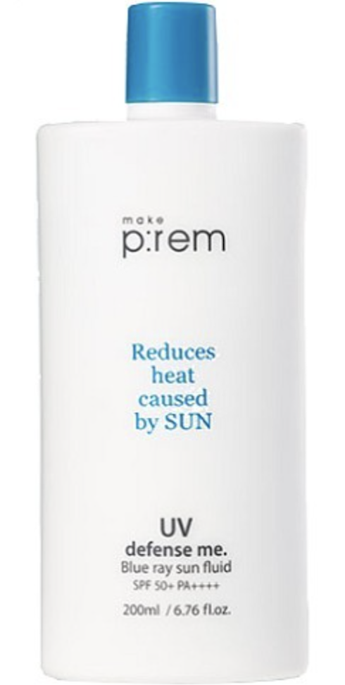 Korean Skincare Bible, Korean Skincare Routine, Sun Screen, UV defences me Sun Fluid, Make Prem