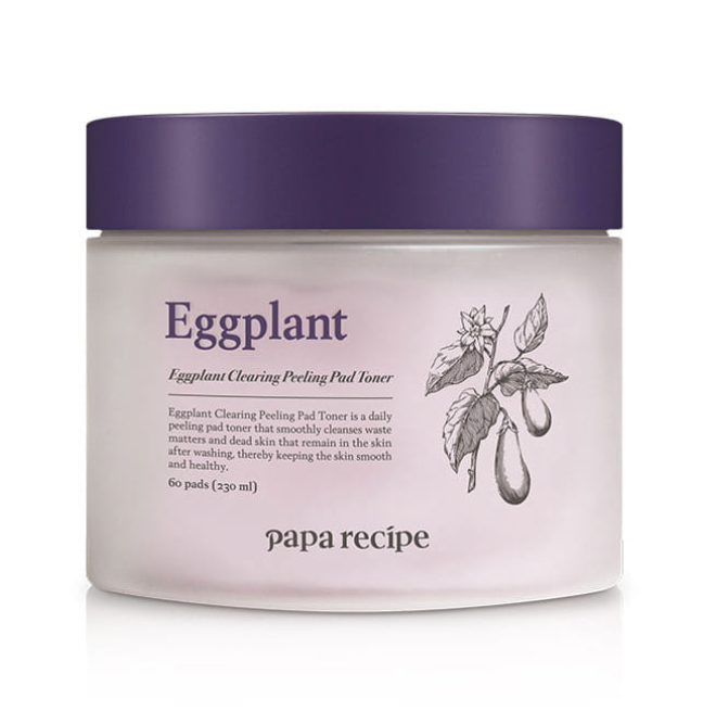 Корейская книга по уходу за кожей, Корейская рутина ухода за кожей, Тонер для очищения баклажанов, papa recipe