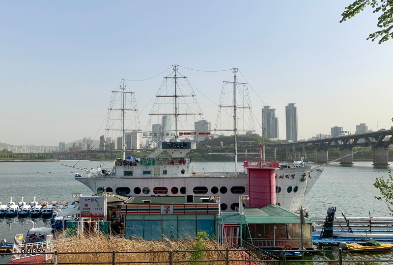 韓国、ソウル、トゥッソム漢江公園、漢江公園、韓国アクティビティ