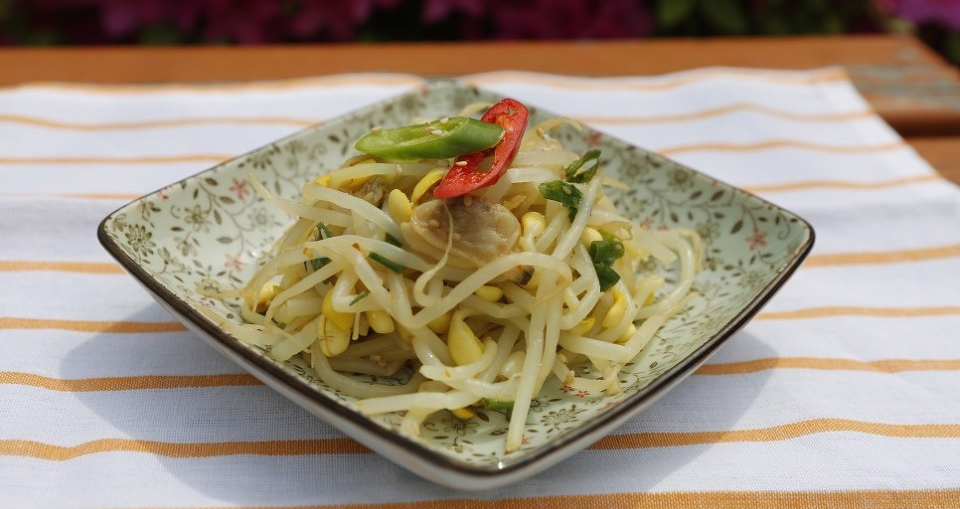 สูตรเครื่องเคียงอาหารเกาหลี ถั่วงอก