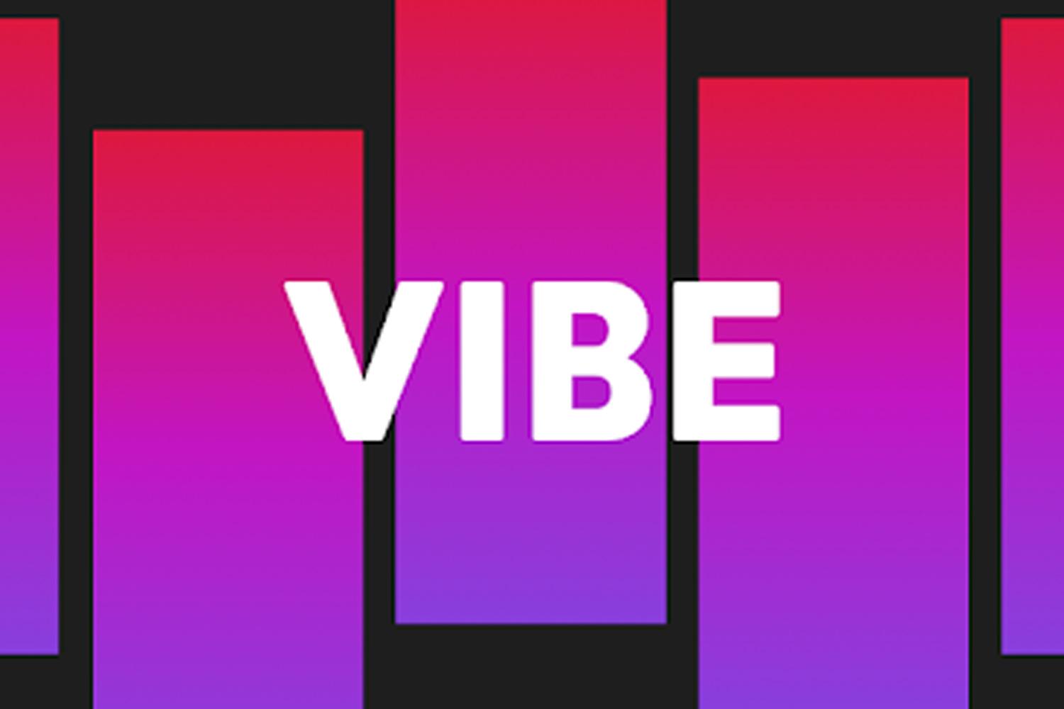 Naver Vibe 음악 플랫폼의 로고와 디자인 이미지