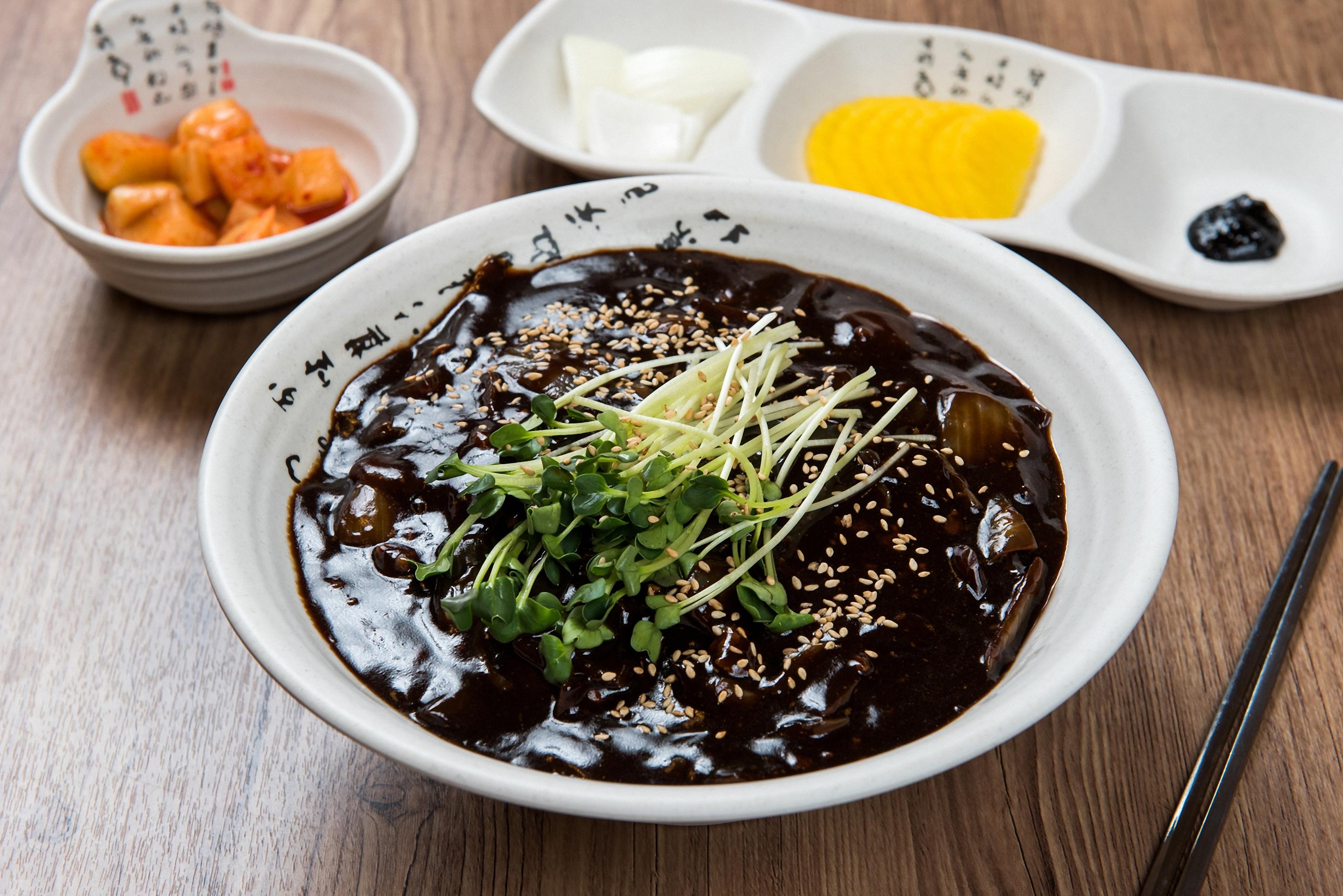 Jajangmyeon black bean noodles