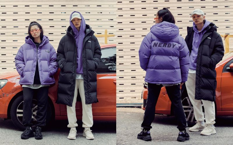 ペディン、コート、韓国ファッション、冬服、NERDY