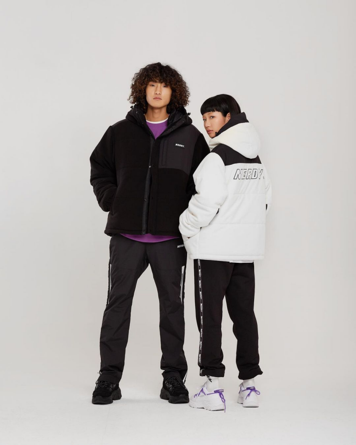 ペディン、コート、韓国ファッション、冬服、NERDY