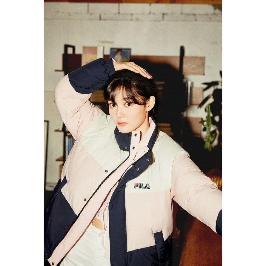 ペディン、コート、韓国ファッション、冬服、FILA