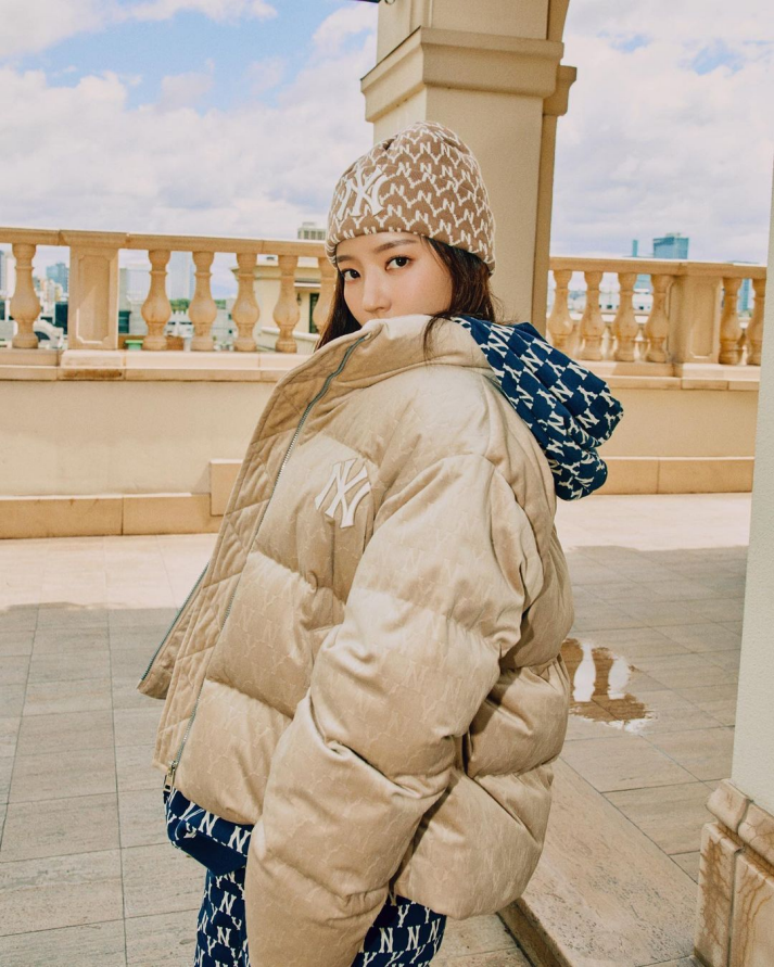 ペディン、コート、韓国ファッション、冬服、mlb