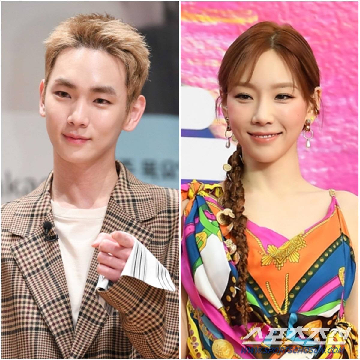 キーとテヨンがテレビ番組『驚きの土曜日』に出演する様子