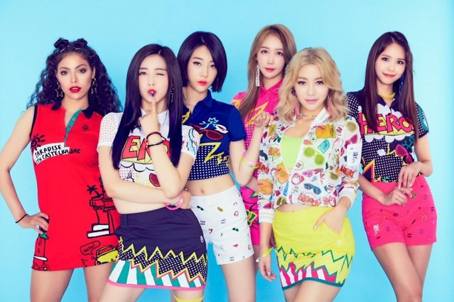 女團RANIA的成員集體照