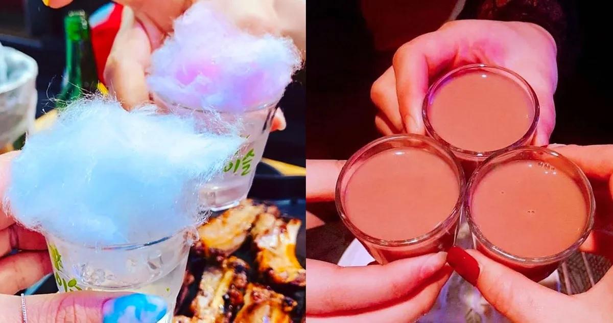การดื่มโซจูในสไตล์ครีเอทด้วยขมุกขมินต่างๆจุดประกายความสุขขณะเพื่อน ๆ สามารถร่วมแก้วกันในบรรยากาศปาร์ตี้