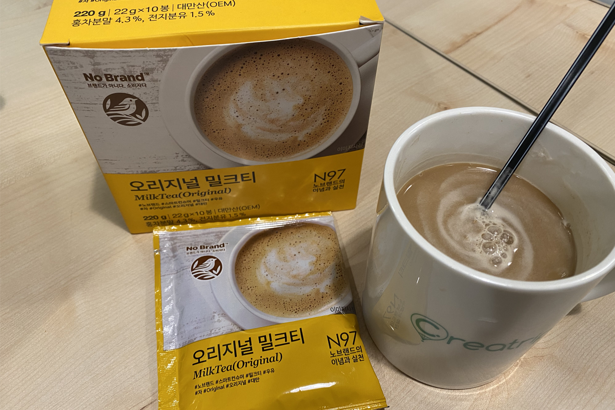 original taiwanese milk tea you can find at emart