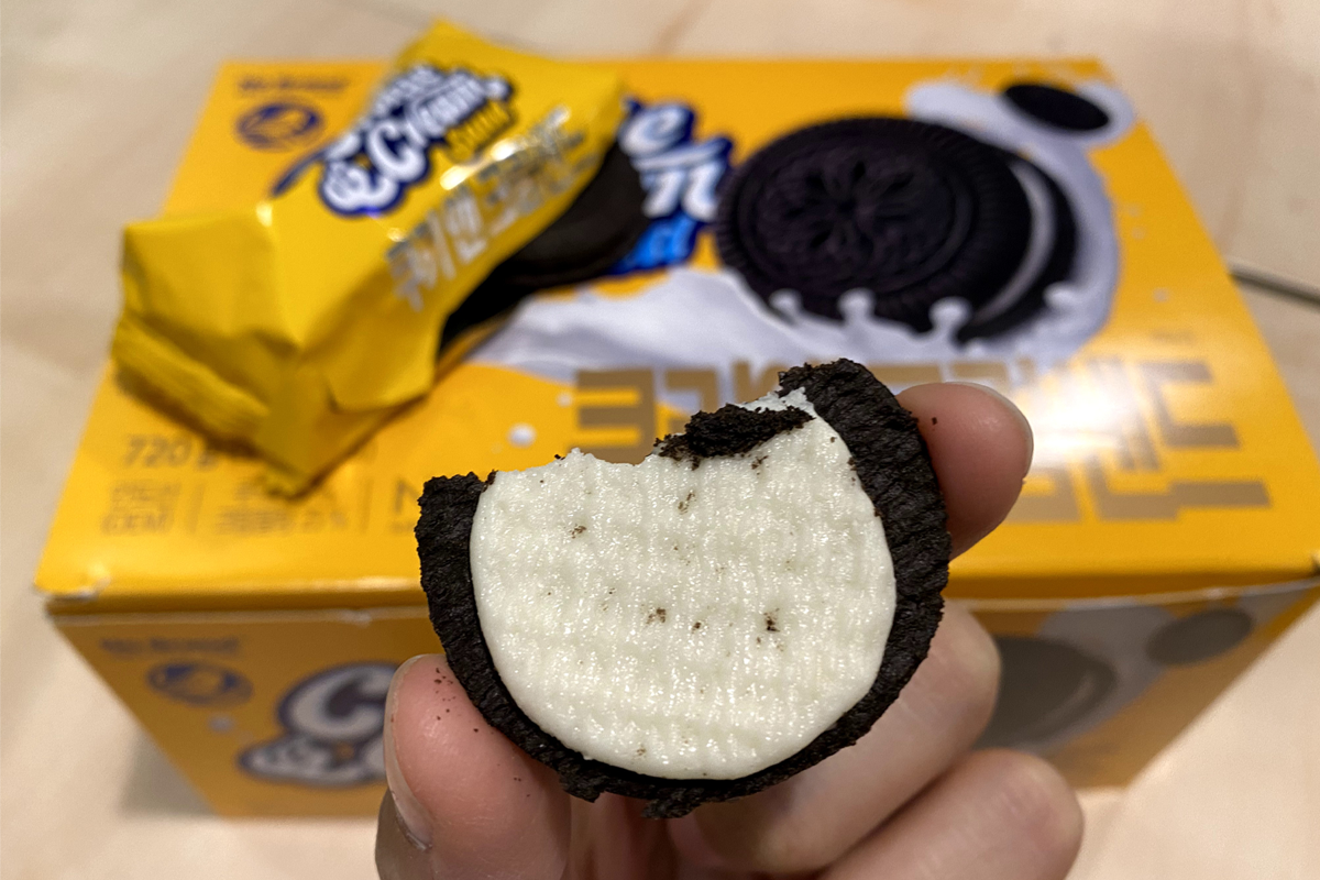 oreo cookies in korea bought at emart no brand