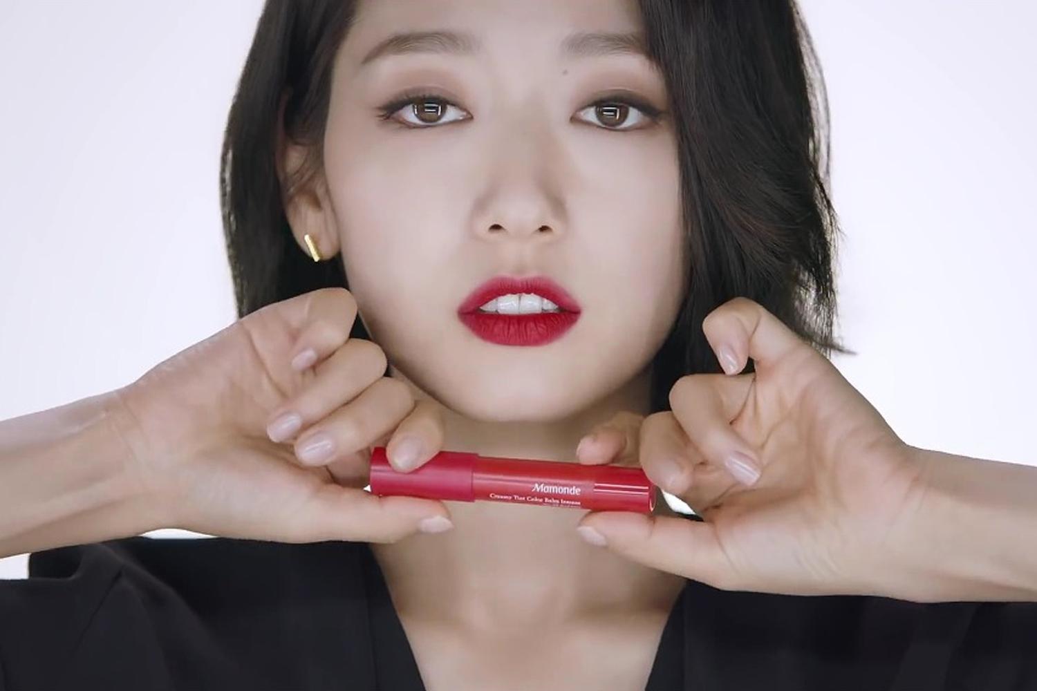 Mamonde Creamy Tint Color In Balm Intense 紅色唇膏產品展示