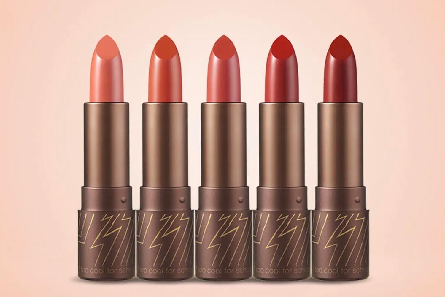 Top 6 Popular K-Beauty Lipsticks, Too Cool For School, Glamrock Hush Brown