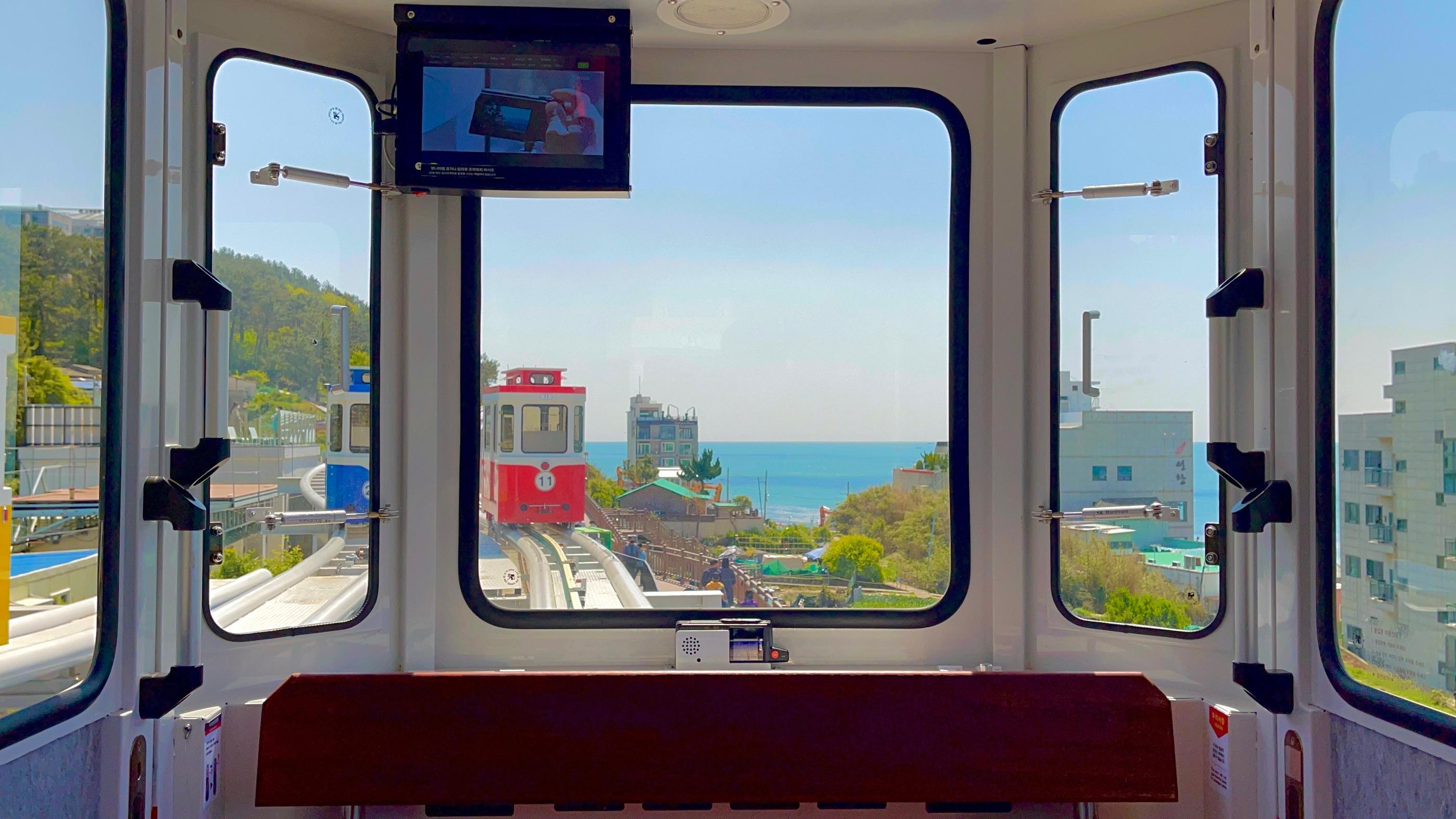 韓国、釜山、海雲台、海雲台ブルーラインパーク、スカイカプセル