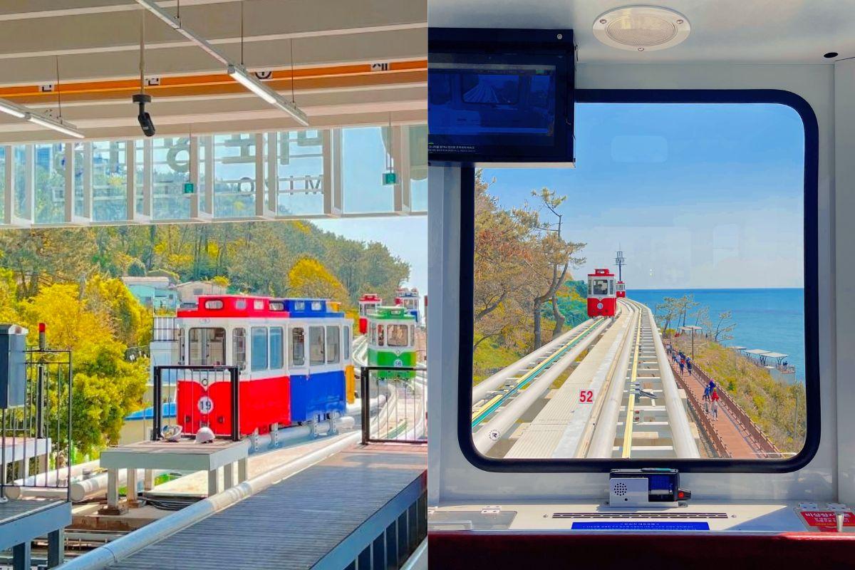  tàu ven biển Haeundae Blue Line Park