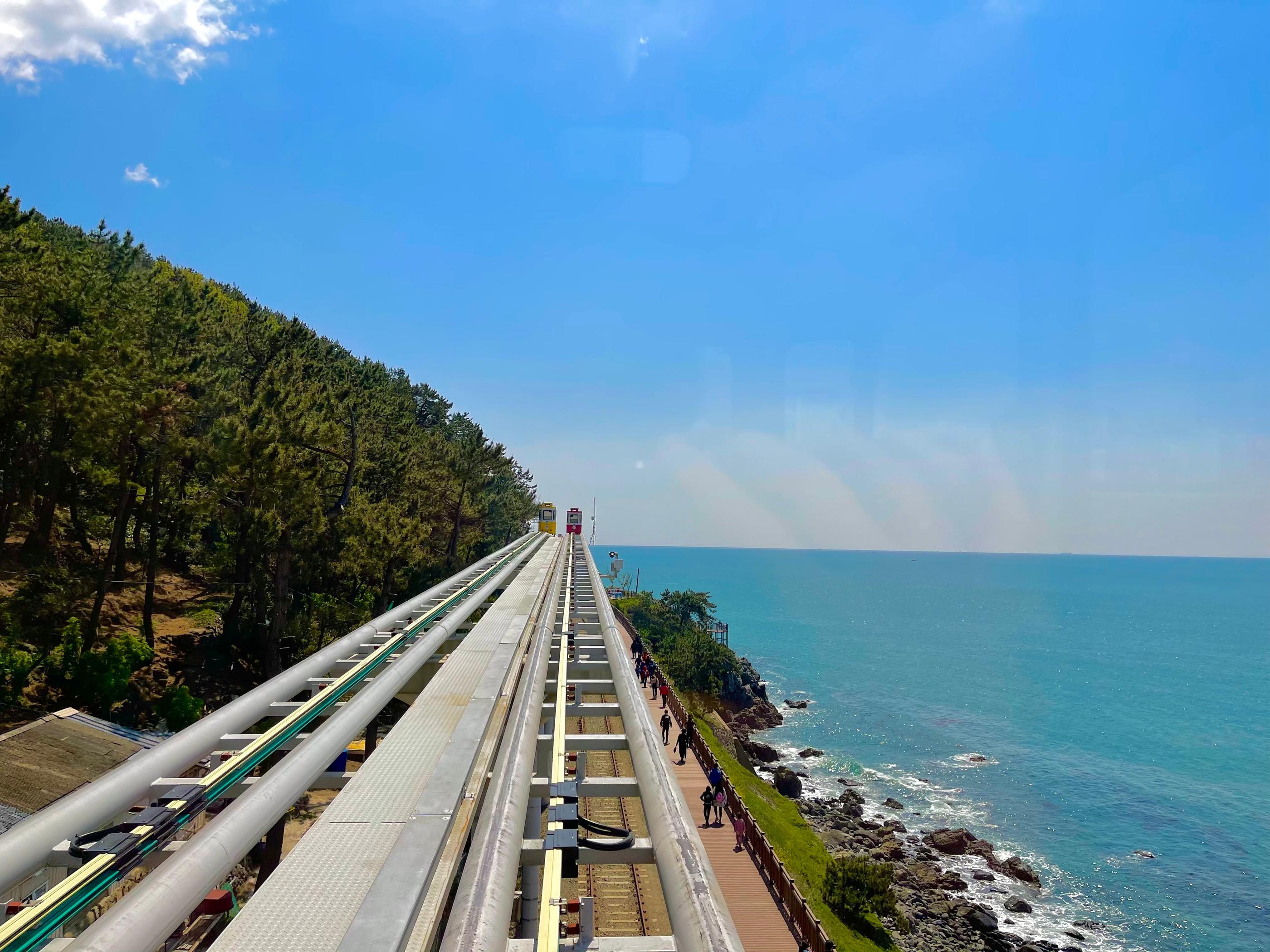 韓国、釜山、海雲台、海雲台ブルーラインパーク、スカイカプセル