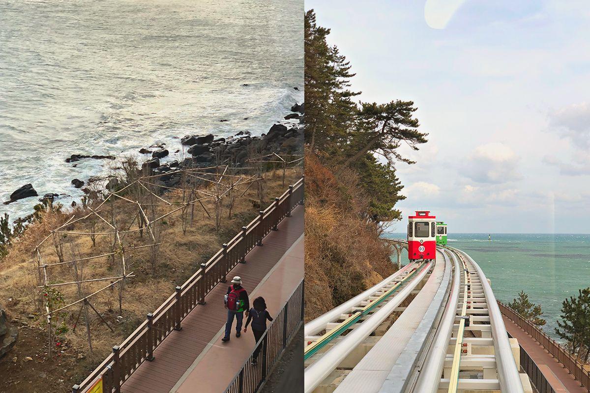  tàu Sky Capsule haeundae ở Busan, Hàn Quốc