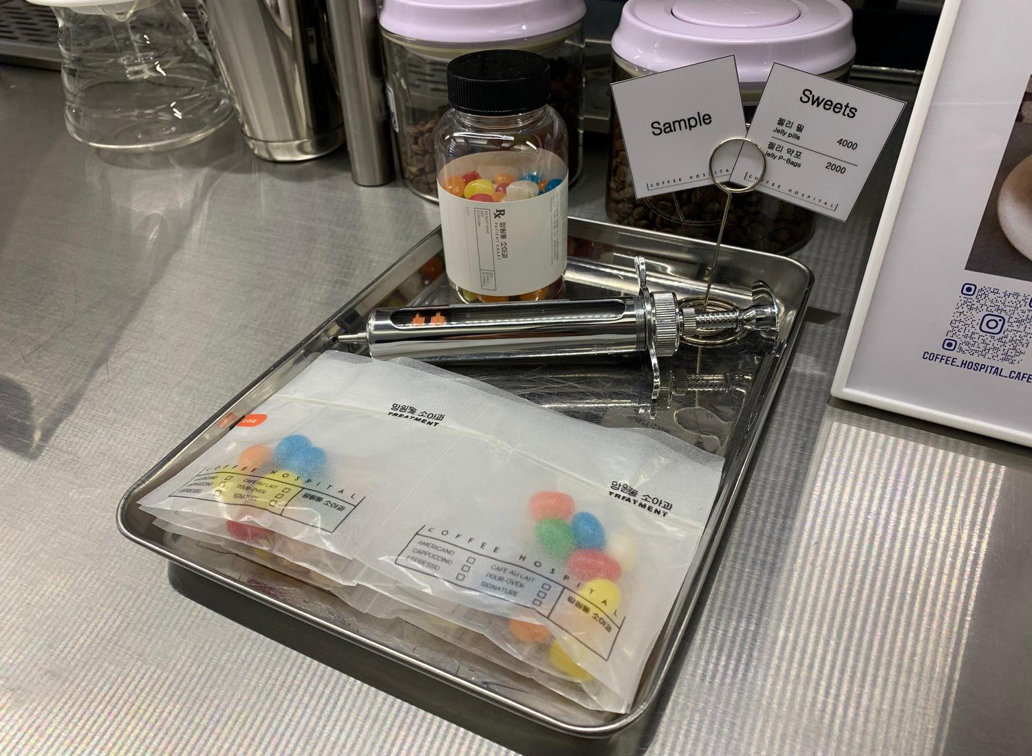 Hospital Concept Cafes in Korea, Mangwon-dong