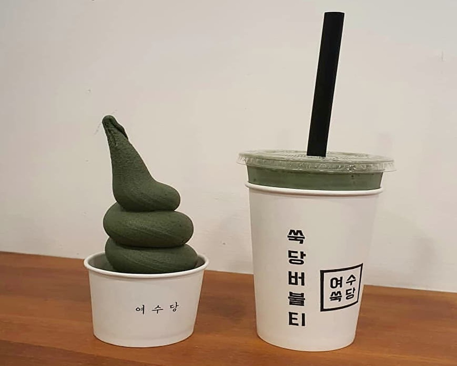 韓国カフェ、カフェ、焼き菓子、スイーツ、アイスクリーム、バブルティー、タピオカ、、よもぎ