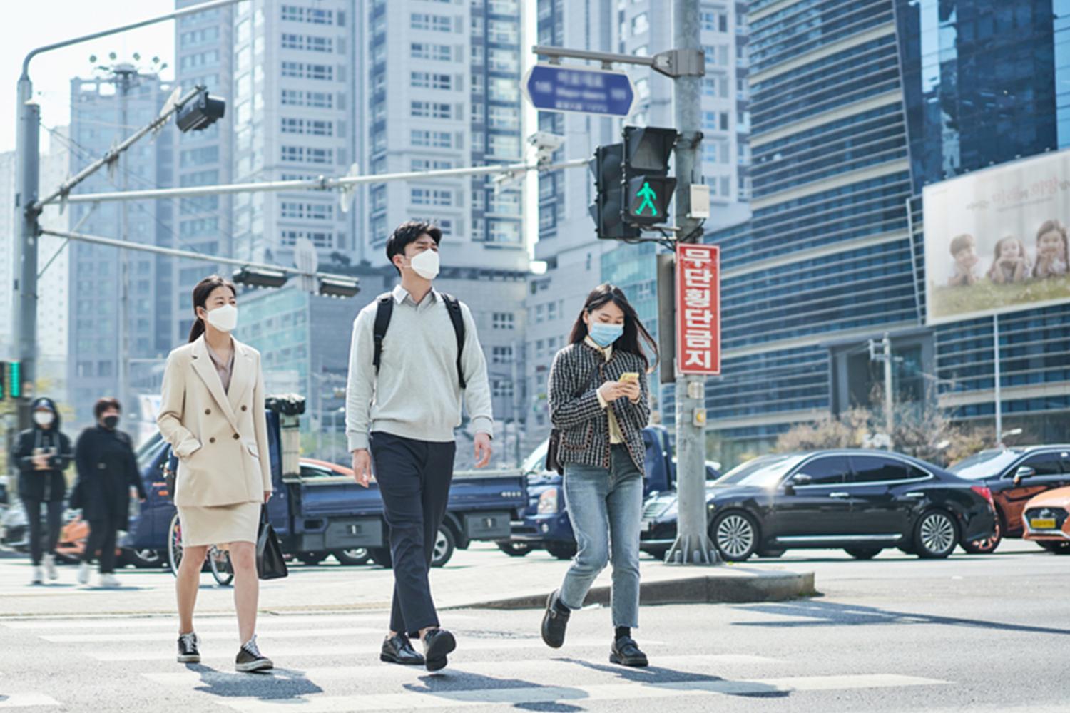 đường phố hàn quốc