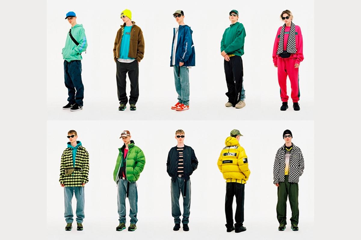 韓國時尚品牌THISISNEVERTHAT展示各種顏色和款式的衞衣，展現品牌獨特風格。