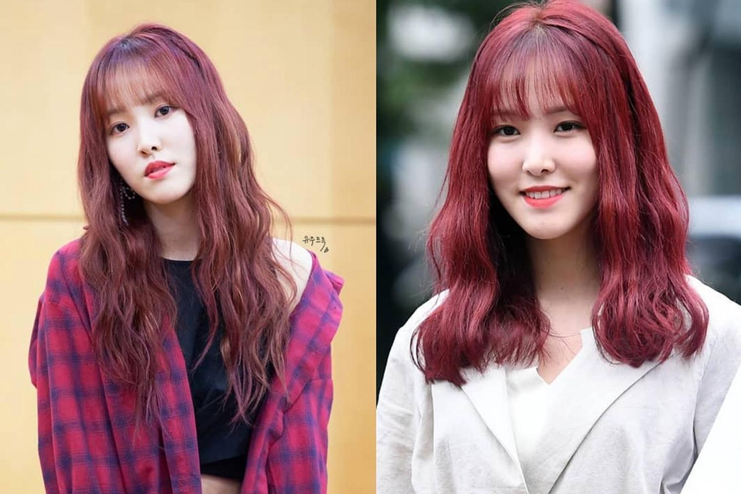 yuju, gfriend, kiểu tóc hàn quốc 