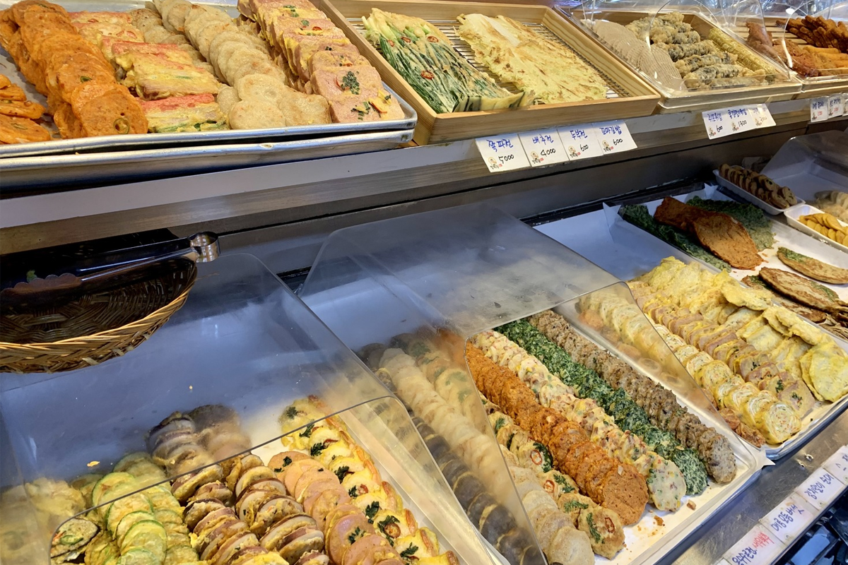 孔德市場內的香油和香料，增添韓國料理的獨特風味