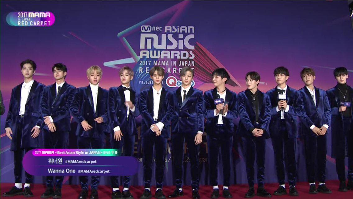 MAMA颁奖典礼 Wanna one