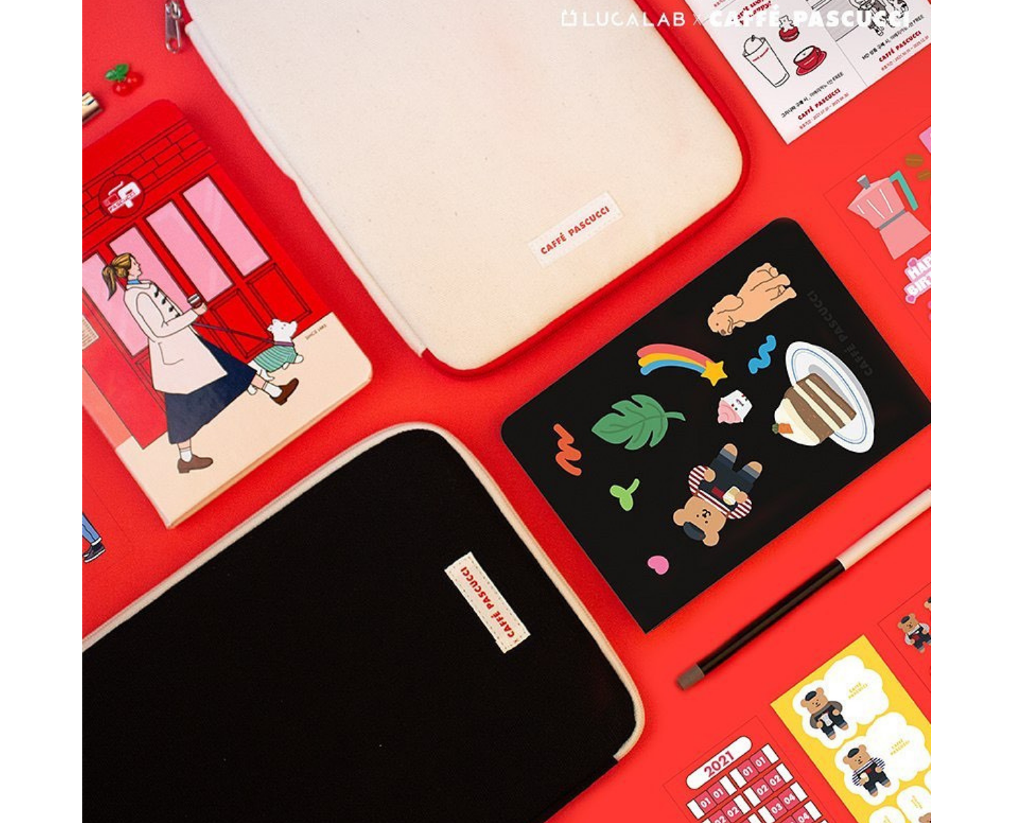 韓国カフェ、プランナー、スケジュール帳、ダイアリー、雑貨、ショッピング、PASUCUCCI