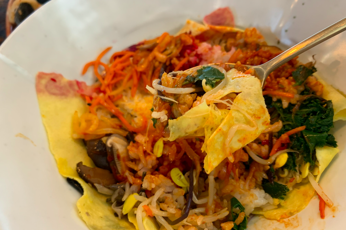 A Flower Blossom on the Rice 素食