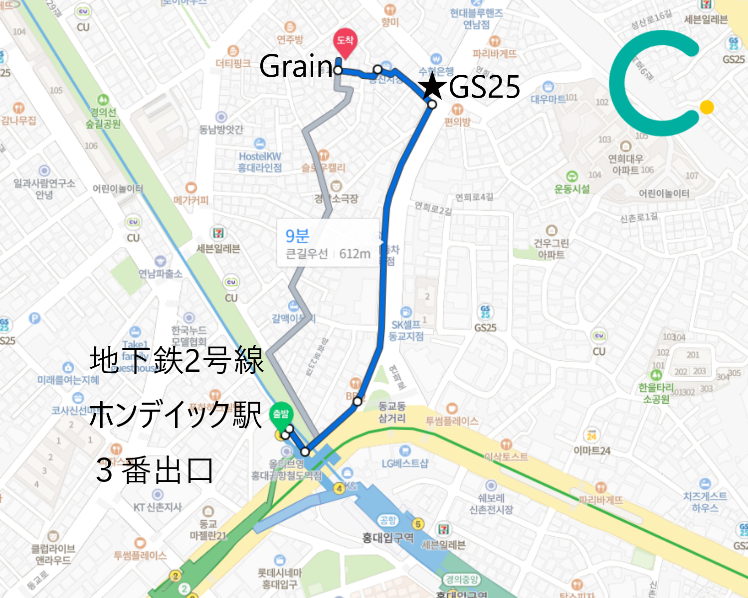 GRAIN、ブランチ