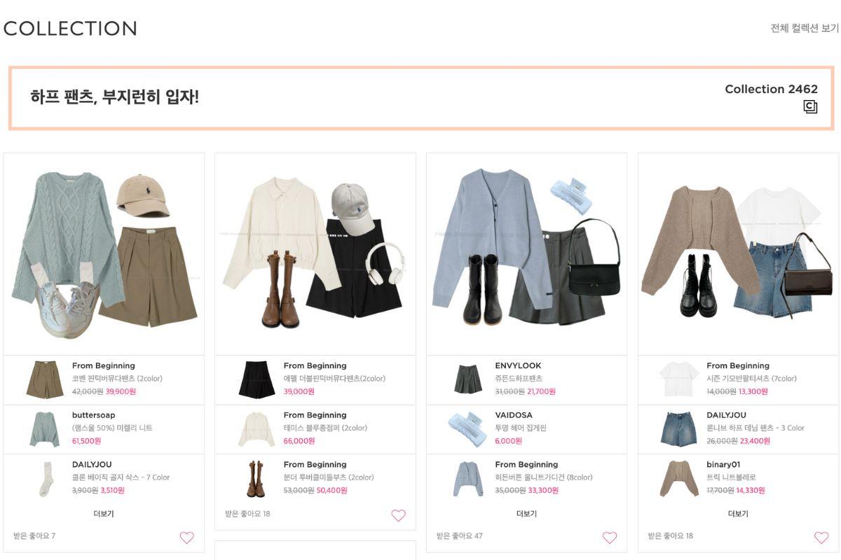 Bộ sưu tập thời trang phong cách đa dạng với phông trắng, xanh dương và nâu - Codibook phối đồ đa dạng