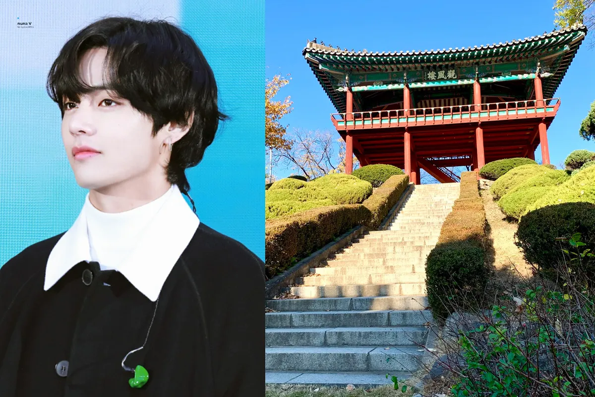 วี BTS สถานที่บ้านเกิดและภูมิทัศน์อาคารเกาหลีแบบดั้งเดิม