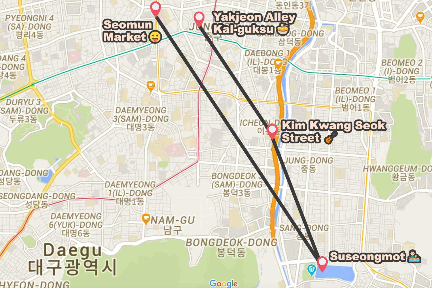 A Complete Day Planned Out For Those Who Are Concerned Of Budgeting! Kim Kwang Seok Alley, Seomun Market And More!