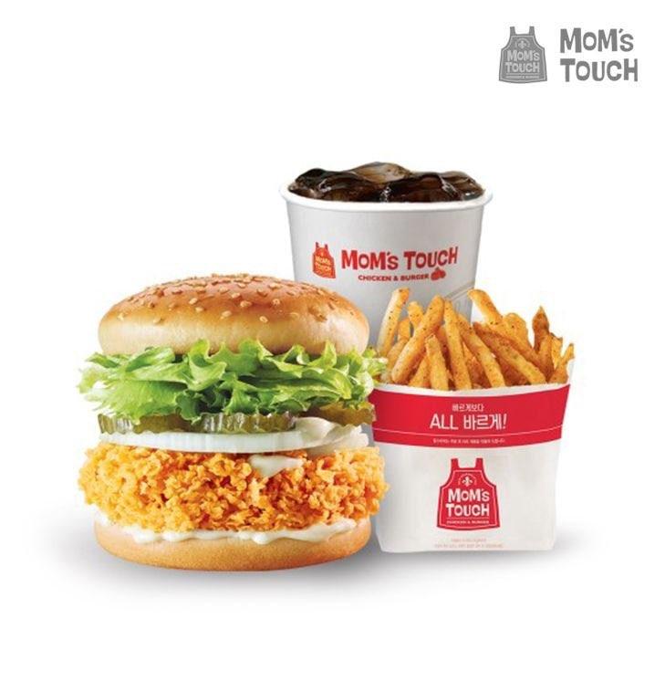 MOM'S TOUCH 快餐新聞，新包裝適用於漢堡產品，以裂變形態深入顧客服務體驗。