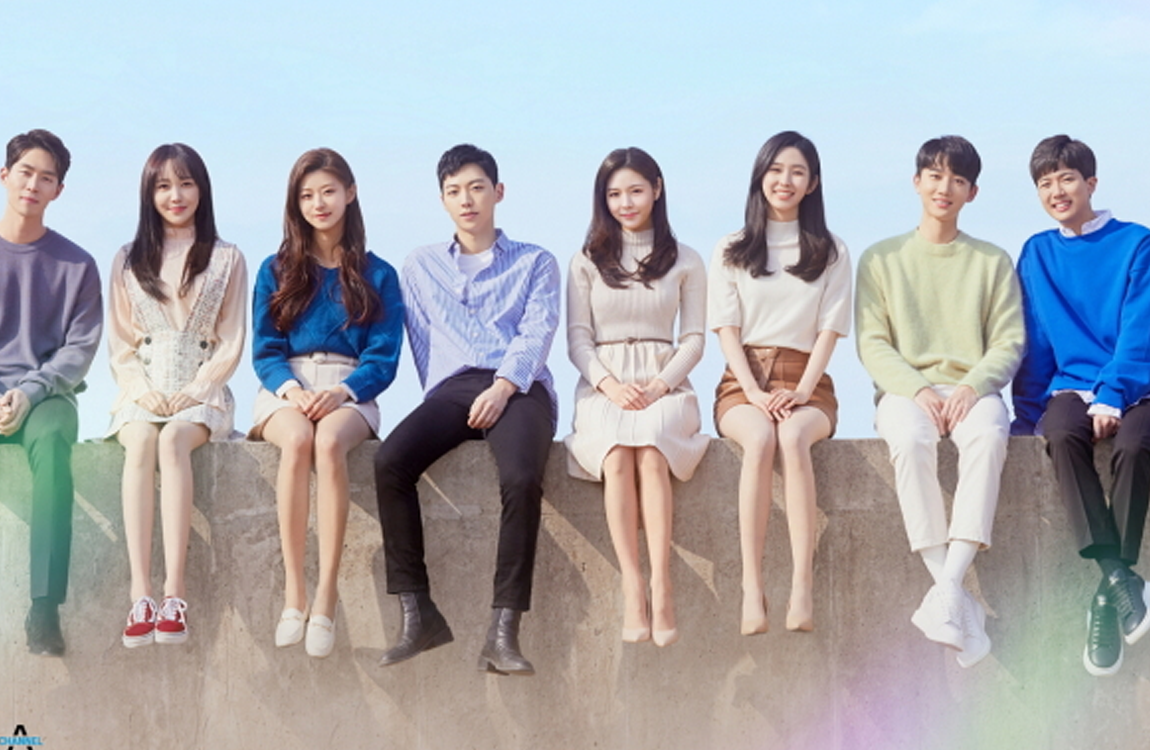 《Heart Signal》第二季的宣傳圖片，展示了節目中的多位參與者，形成了約會節目的獨特魅力。