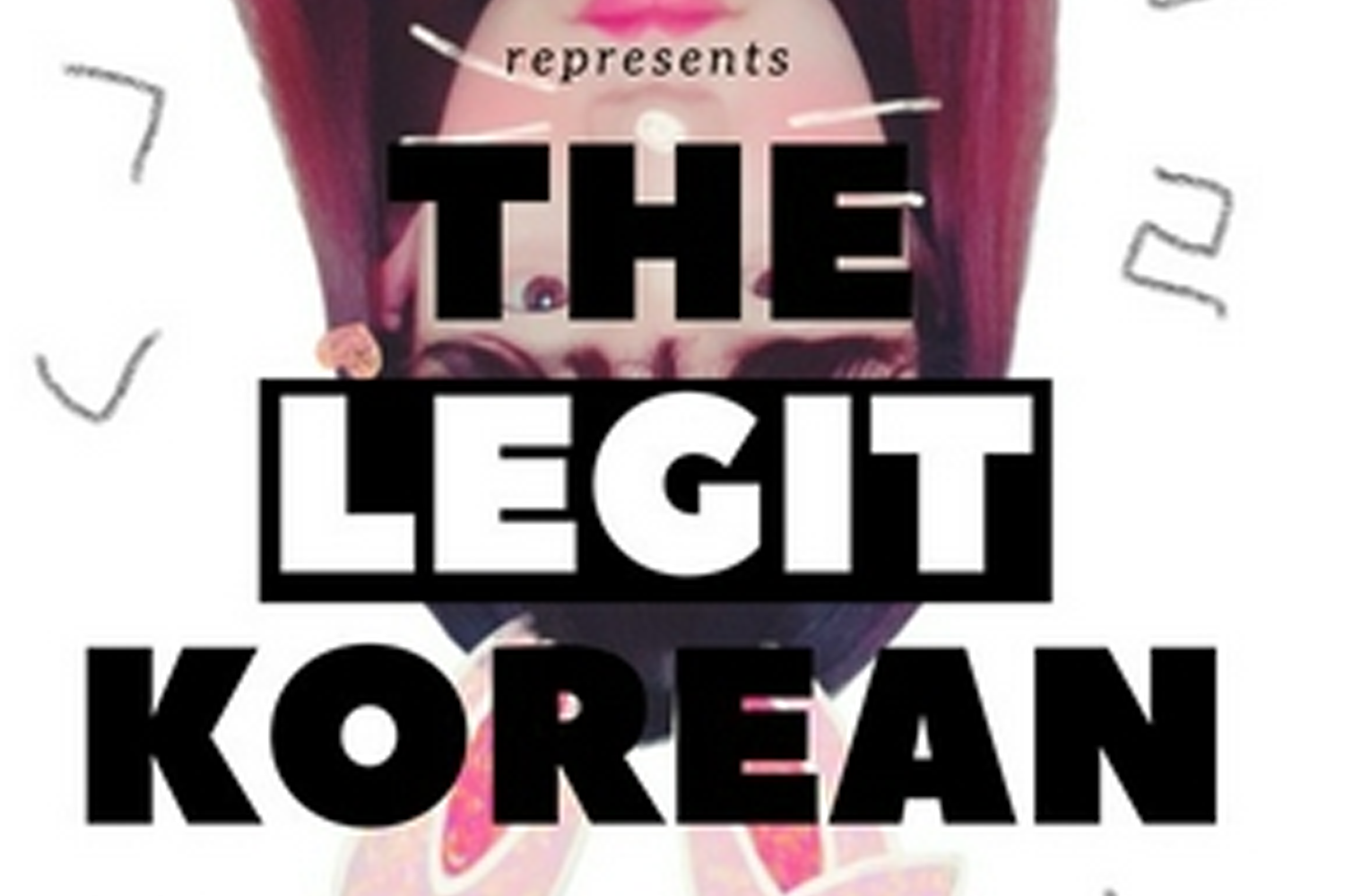 The Legit Korean的專輯封面，以趣聞和韓國文化故事學習韓語的節目。