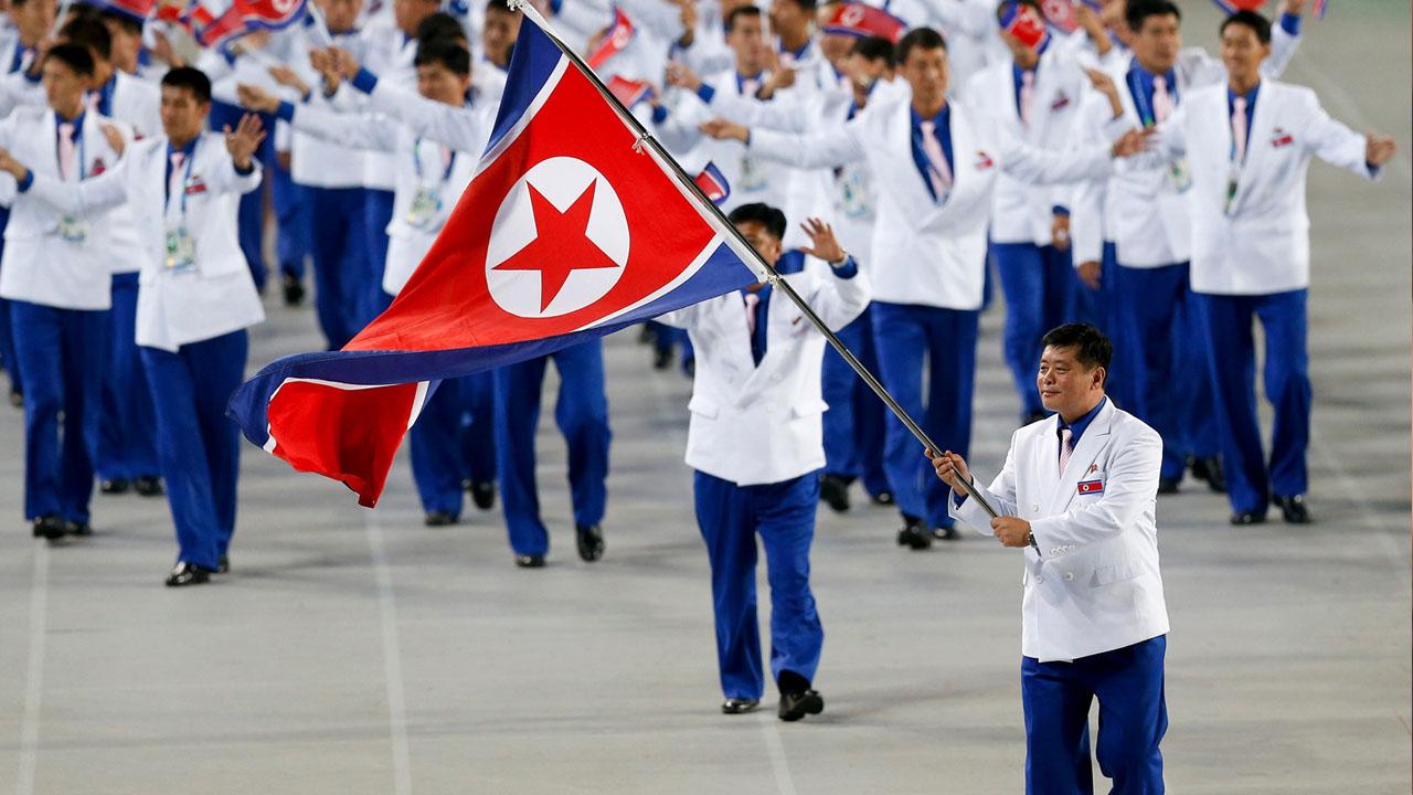 ธงชาติเกาหลีเหนือ "อินกงกี" (인공기)