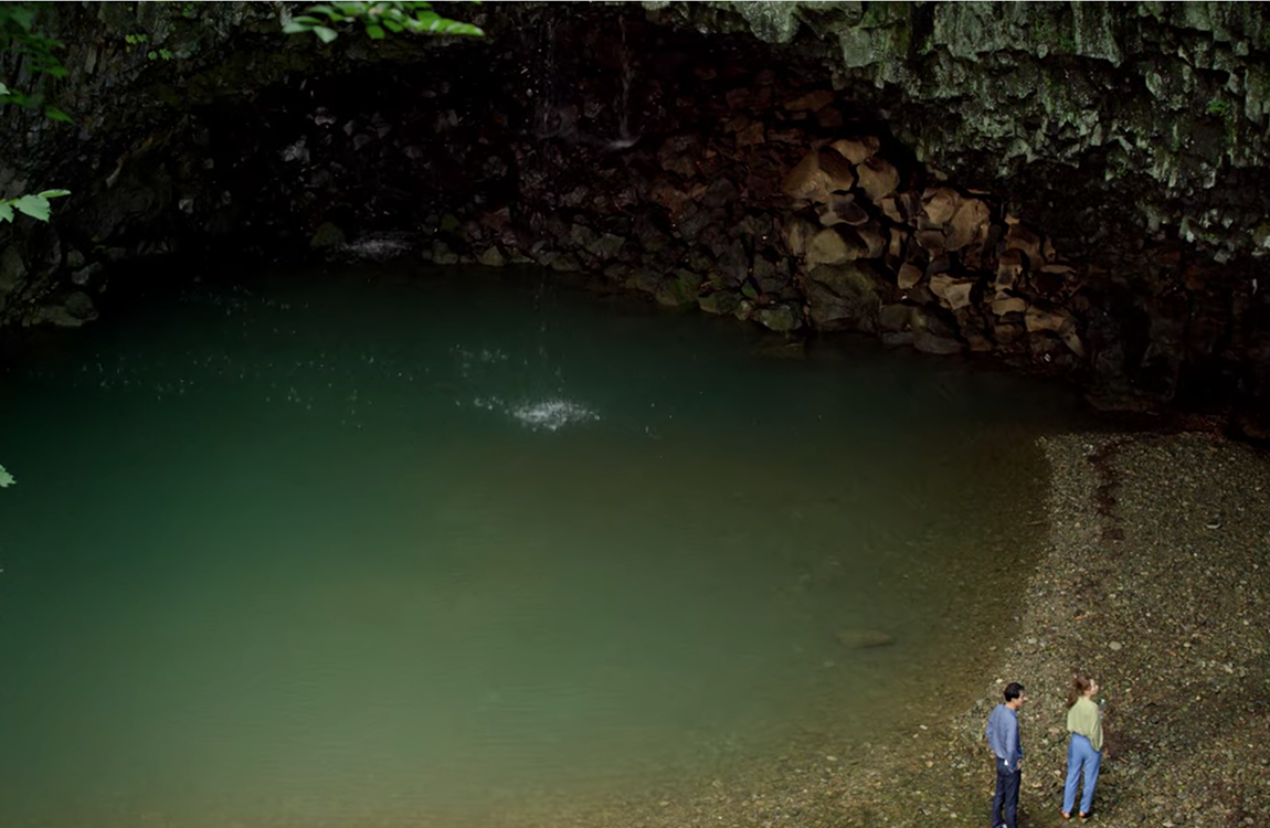 the waterfall as seen in korean drama it