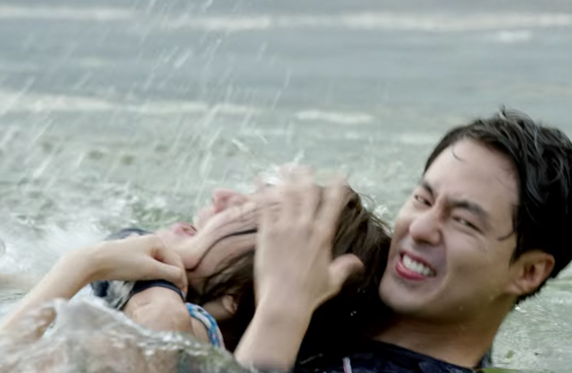 jo in-sung and gong hyo-jin in water