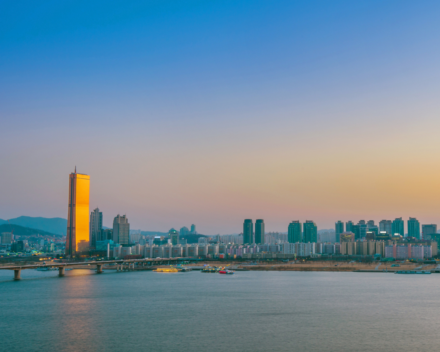 ソウル、旅行、夜景、63ビルディング、63スクエア