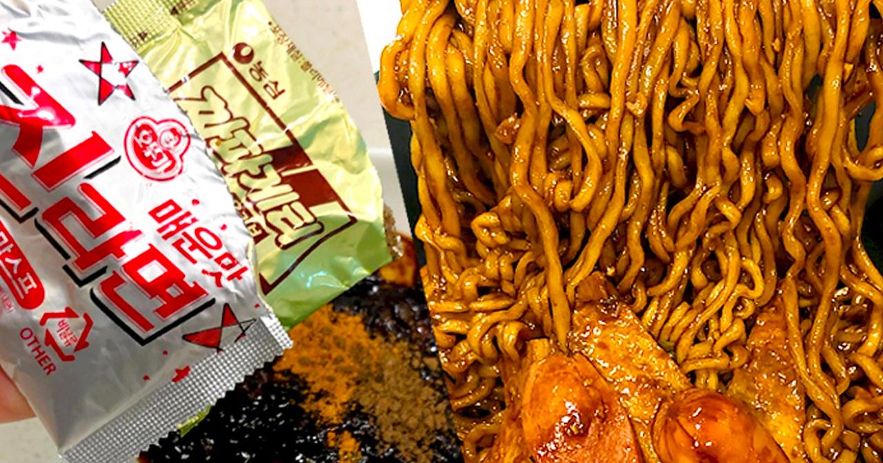 韓國人氣拉麵新食法